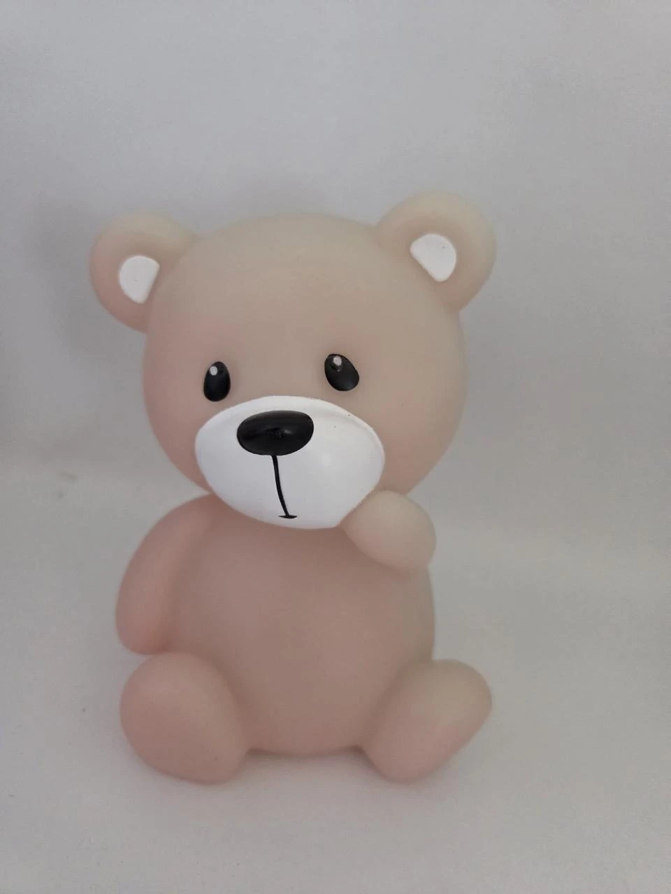 Veilleuse ourson rose – Lampe de nuit enfant à piles